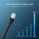 Ugreen Kabel UGREEN Cat 8 25000 Mb / si 2000 MHz Standardowy kabel LAN kategorii 8.1 Kabel Ethernet z RJ45 S / FTP Wielokrotne ekranowanie Kabel sieciowy obsługiwany dla routera, przełącznika, PS4 / 3, Smart TV (8 m) 1