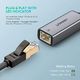 Karta sieciowa Ugreen UGREEN Adapter USB Ethernet USB 3.0 do RJ45 10/100/1000 Adapter USB do LAN Adapter sieciowy USB Adapter Gigabit do MacBooka, Ultrabooka, laptopa, PC pod Windows, Mac OS, Linux i Chrome OS, aluminium 1