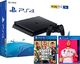 Sony PS4 Slim 1TB czarna konsola Playstation 4 + FIFA 20 + GTA V Grand Theft Auto 5 Edition 1