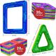 Desire Deluxe Desire Deluxe Magnetyczne klocki Magnet Montessori Zabawki dla dzieci Zestaw 40 szt. Oddziel od 3 4 5 6 7 8 lat, idealne zabawki edukacyjne dla dziewcząt i chłopców do koordynacji i budowania prezentów 4