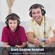 Słuchawki Eksa EKSA PS4, zestaw słuchawkowy Xbox One 3,5 mm z mikrofonem , światło LED, dźwięk przestrzenny basów, Słuchawki ze sterownikiem Głośnika 50 mm do PC PC Laptop iPad iPad Smartphone (czarny) 5