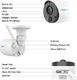 Kamera IP Reolink Kamera Reolink Argus Eco WLAN Kamera IP z baterią zewnętrzną, bezprzewodowa, 1080p HD, z gniazdem kart SD, czujnikiem ruchu PIR, 2,4 GHz WLAN, IR night vision, 2-drożny dźwięk, wersja 2019 6