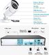 Kamera IP ANNKE System kamer ANNKE 1080P Rejestrator DVR 4CH HD 3MP HDMI z 4 zewnętrznymi kamerami monitorującymi 1080P bez dysku twardego, 30m IR Night Vision, alarm ruchu, szybki dostęp do smartfona i PC 6