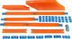 Mattel Hot Wheels FTL69 - Auto i Mega Track Pack, zabawki od 4 lat 6