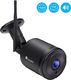 Kamera IP Ctronics Kamera zewnętrzna WLAN, kamera IP Ctronics zewnętrzna WiFi HD 1080P z szerokim kątem 110 , dwukierunkowe audio, 30m IR Night Vision, wykrywanie ruchu, wodoodporność IP66, zdalny dostęp (czarny) 1