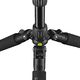 Statyw Mantona Lekki podróżnik Mantona - lekki aluminiowy statyw podróżny, niezwykle lekki 1,1 kg i kompaktowy 30,5 cm, funkcja jednej nogi, panoramiczna głowica kulowa 360do Arca-Swiss, z torbą, czarny 10
