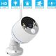 Kamera IP Yeskamo Kamera dozorowa YESKAMO z reflektorem Kamera WiFi 1080P z dwukierunkową rozmową i nagrywaniem dźwięku, czujnik ruchu PIR aktywuje alarm, alarm syreny, noktowizor, pamięć na kartę SD 32G 4