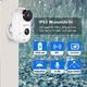 Kamera IP Yeskamo Kamera dozorowa YESKAMO z ACCU, bezprzewodową kamerą WiFi 1080P wodoodporna inteligentna kamera IP WLAN, czujnik ruchu, system nadzoru noktowizyjnego Dwukierunkowa kamera audio do wewnątrz i 10