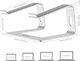 Nulaxy Podstawka na laptopa, Nulaxy Ergonomic Notebook Stand: uchwyt na komputer, uchwyt, podstawka do komputerów Dell, HP, Samsung, Lenovo, wszystkie notebooki 1015,6 cala, srebrne 1