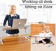 Avantree Avantree Neetto DUŻY FORMAT Przenośna taca na łóżko, regulowana wysokość stolik na laptopa taca łóżko śniadanie stół do notebooka Stojak, składany stolik na laptopa na sofę 1
