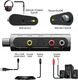 Adapter AV Avantree Avantree DAC02 konwerter DAC DA konwerter cyfrowo-analogowy konwerter audio, adapter SPDIF Toslink z kablem optycznym, regulacja głośności, optyczne wejście koncentryczne telewizora, głośnik słuchawkowy 3,5 mm AUX RCA wyjście L / R 1