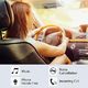 Zestaw głośnomówiący Avantree Avantree 10BS Zestaw głośnomówiący do samochodowego Bluetooth z automatycznymi włączanymi czujnikami ruchu, bezprzewodowy samochodowy zestaw głośnomówiący z osłoną przeciwsłoneczną, obsługuje GPS, kompatybilny z iPhone, Samsu 5