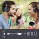 Adapter AV Avantree Avantree TR302 podwójny rozdzielacz słuchawkowy, adapter audio stereo AUX 3,5 mm gniazdo słuchawkowe, kompatybilny z iPhone, iPad, iPod, Samsung, smartfonami, odtwarzaczami MP3, czarny 4