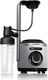 Blender kielichowy Bosch Blender próżniowy Bosch MMBV621M VitaMaxx (mocne mieszanie, funkcja automatycznej próżni + mieszanie, kruszarka do lodu, butelka na wynos, 1000 watów) srebrny 1