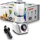 Blender kielichowy Bosch Blender Bosch MMB66G5M SilentMixx Pro, wyjątkowo cichy, szklany blender, program high speed, 33000 obrotów silnika / min., Łatwe czyszczenie, biały 1