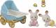 Figurka Epoch Sylvanian Families Wózek z Bliźniakami Królików (5432) 1