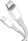 Kabel USB Baseus USB-C - Lightning 1 m Biały (6953156231924) 1