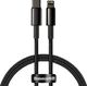 Kabel USB Baseus USB-C - Lightning 1 m Czarny (6953156232037) 1