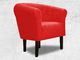 Galeriatrend Fotel klubowy Monaco Mikrowelur Czerwony Salon Dom 2