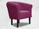 Galeriatrend Fotel klubowy Monaco Mikrowelur Fioletowy Salon Dom 2