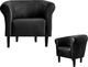 Galeriatrend Fotel klubowy Monaco 2 klub salon pub dom Czarny 2