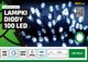 Lampki choinkowe Multimix.pl Sznur świetlny 10 m 100 LED zewnętrzny możliwość łączenia profesjonalne oświetlenie świąteczne LED NR 1778 Wielokolorowy 1