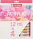 Artequipment TALENS ART CREATION Farby akrylowe zestaw 24x12 ML uniw 1