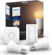 Philips Hue Zestaw startowy + 2 x żarówka E27 9W WA + przełącznik 1