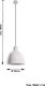 Lampa wisząca Lumes Industrialna lampa wisząca betonowa E832-Damasi 3