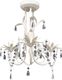 Lampa wisząca Lumes Biały szykowny żyrandol z kryształami - E970-Kings (E11199vidaxl_240686) - 11199 1