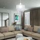 Lampa wisząca Lumes Okrągła kryształowa lampa wisząca - E-986-Kristal 6