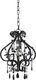 Lampa wisząca Lumes Czarna lampa sufitowa z koralikami - EX168-Belisa 1