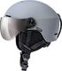 Meteor Kask narciarski z szybą FALVEN szary Meteor Rozmiar 53-55 1