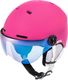 Meteor Kask narciarski z szybą FALVEN różowy Meteor Rozmiar 58-61 1