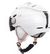 Meteor Kask narciarski z szybą HOLO biały Meteor Rozmiar 61-63 2