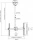Techly Uchwyt sufitowy ICA-CPLB 946L 37'' - 70'' 1