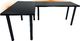 Biurko Daming Model 1 Czarne 202 cmx136 cm x 2,8 cm 1