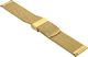 Bisset Bransoleta stalowa do zegarka 24 mm Bisset BM-102/24 Gold Mat uniwersalny 2