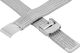 Bisset Bransoleta stalowa do zegarka 16 mm Bisset BM-104/16 Silver Mat uniwersalny 1