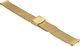 Bisset Bransoleta stalowa do zegarka 16 mm Bisset BM-105/16 Gold Mat uniwersalny 3