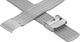 Bisset Bransoleta stalowa do zegarka 16 mm Bisset BM-105/16 Silver Mat uniwersalny 1