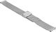 Bisset Bransoleta stalowa do zegarka 16 mm Bisset BM-105/16 Silver Mat uniwersalny 3