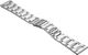 Bisset Bransoleta stalowa do zegarka 22 mm BR-120/22 Silver uniwersalny 3