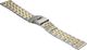 Bisset Bransoleta stalowa do zegarka 26 mm BR-123/26 TT Gold uniwersalny 3