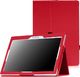 Etui na tablet 4kom.pl Etui Stand Cover Lenovo Tab2 A10-70/ Tab3 10 Plus X70 + szkło + rysik CZERWONE uniwersalny 1