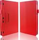 Etui na tablet 4kom.pl Etui Stand Cover Lenovo Tab2 A10-70/ Tab3 10 Plus X70 + szkło + rysik CZERWONE uniwersalny 5