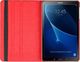Etui na tablet 4kom.pl ETUI SKÓRZANE OBROTOWE 360 SAMSUNG GALAXY TAB A 10.1 T580 T585 CZERWONE + SZKŁO uniwersalny 1