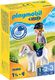 Playmobil 1.2.3. chłopiec z kucykiem (70410) 1