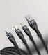 Kabel USB Baseus USB-A - USB-C, microUSB, Lightning 1.2 m Zielony (107700) 15