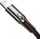 Kabel USB Baseus Kabel USB Lightning z diodą LED Baseus C-shaped 2.4A 1m (czarny) 3